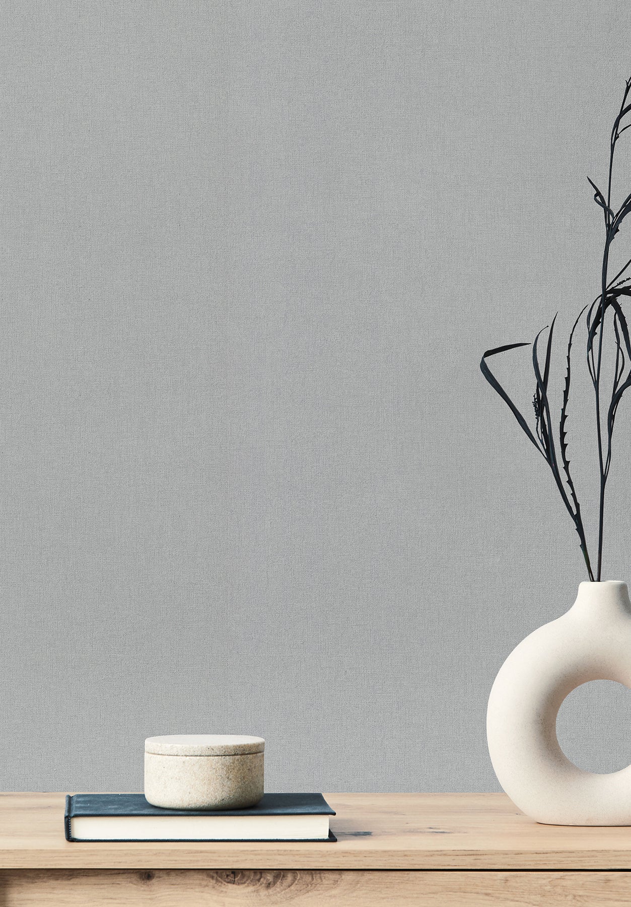 York Wallcoverings Carol Benson-Cobb Signature Gypsy Weave Grey Wallpaper  Weaves Blacks   - DA3576N