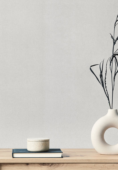 York Wallcoverings Carol Benson-Cobb Signature Gypsy Weave Frost Wallpaper  Weaves Whites and Off-Whites   - DA3578N