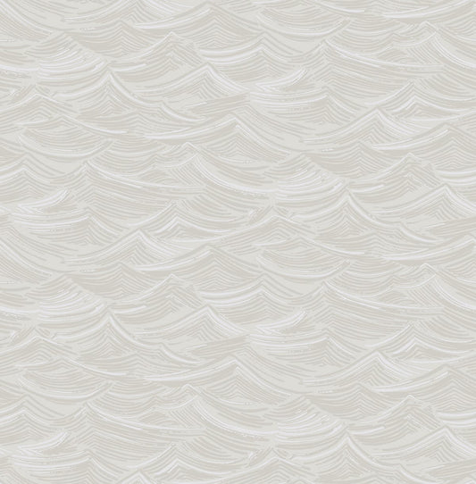 Seabrook Designs  Calm Seas Kids & Nursery Contemporary Soft Gray , White   - DA60500