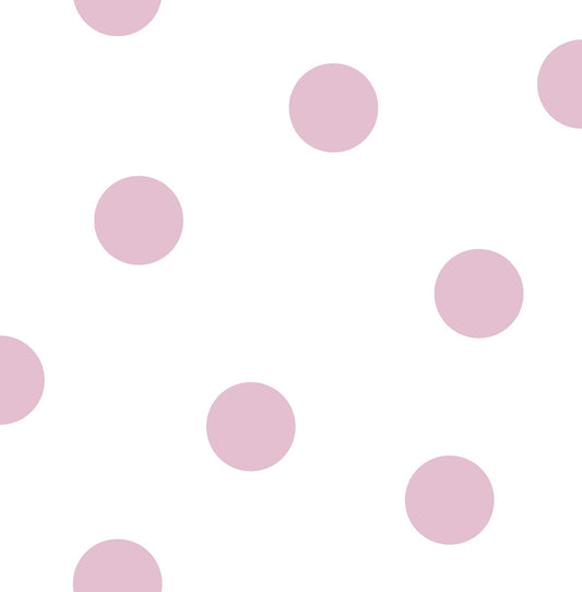 Seabrook Designs  Dots Kids & Nursery Contemporary Bubblegum   - DA61601