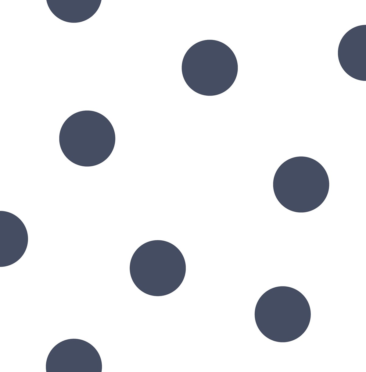 Seabrook Designs  Dots Kids & Nursery Contemporary Navy   - DA61602