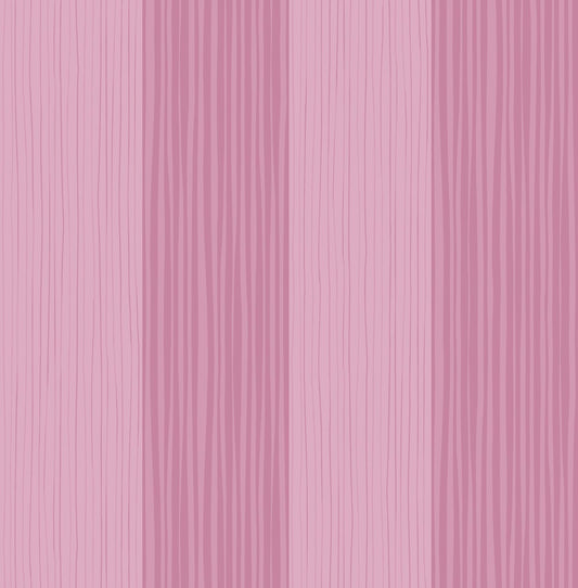Seabrook Designs  Stripes Kids & Nursery Contemporary Bubblegum   - DA61811