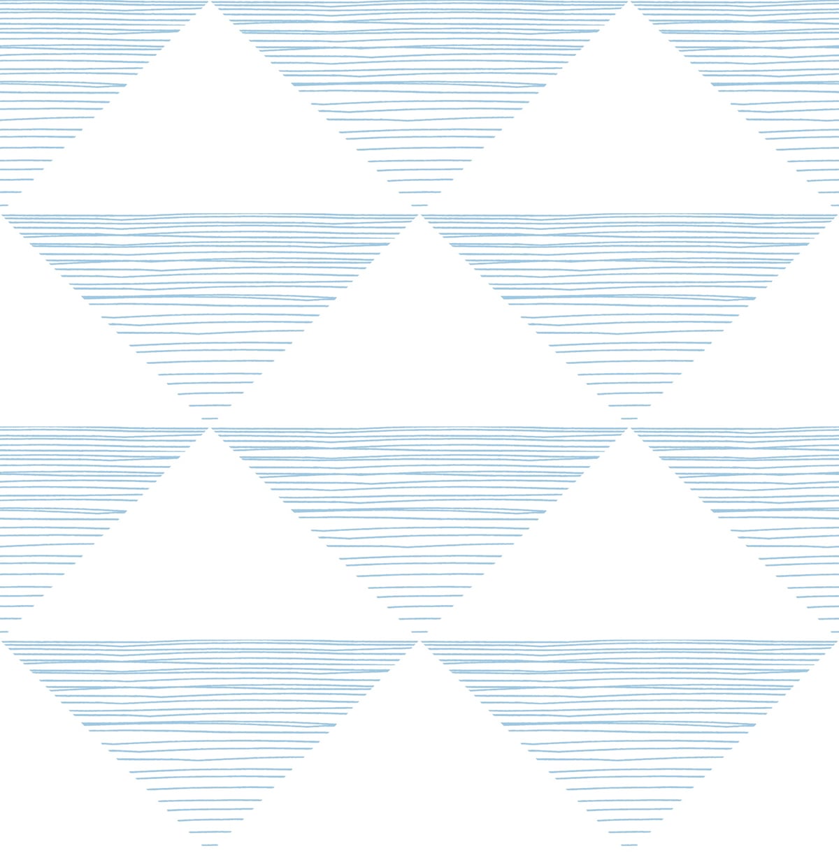 Seabrook Designs  Geo Stripe Kids & Nursery Contemporary Sky Blue   - DA61901