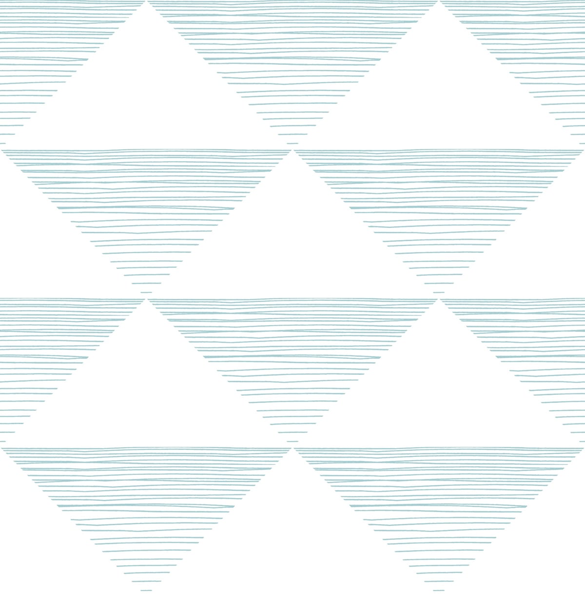 Seabrook Designs  Geo Stripe Kids & Nursery Contemporary Teal   - DA61909