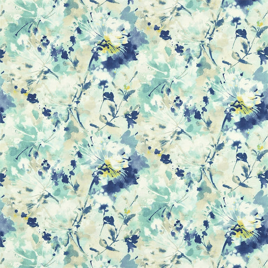 SANDERSON OUTLET Simi Fabric Classic Floral Aegean   - DAEG222948