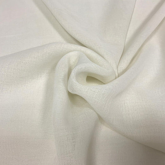 JF Fabrics  DAINTY 91 Fabric Plain,Traditional,Transitional,Contemporary Cream  Sheer,Wide Width,Reversible - 8434891 J8831