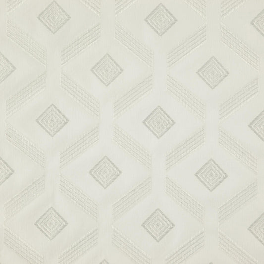JF Fabrics DALTRY 90 Fabric Traditional,Transitional,Contemporary,Diamond Offwhite,White  Embroidery,Texture - 5969790 J7551