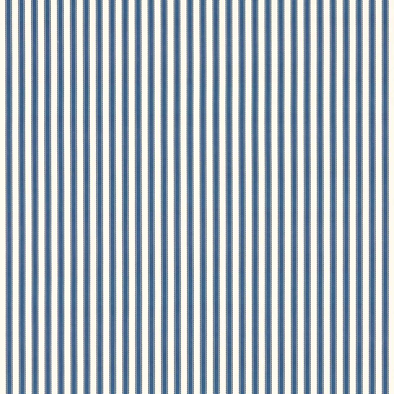 SANDERSON Pinetum Stripe Fabric Stripes Indigo   - DARB227089