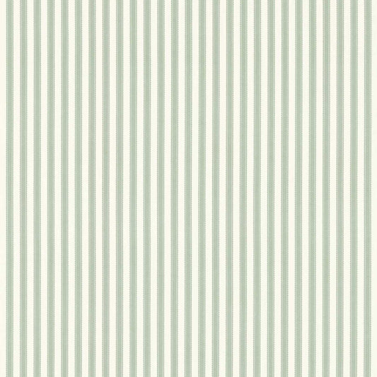 SANDERSON Pinetum Stripe Fabric Stripes Blue Clay   - DARB227091