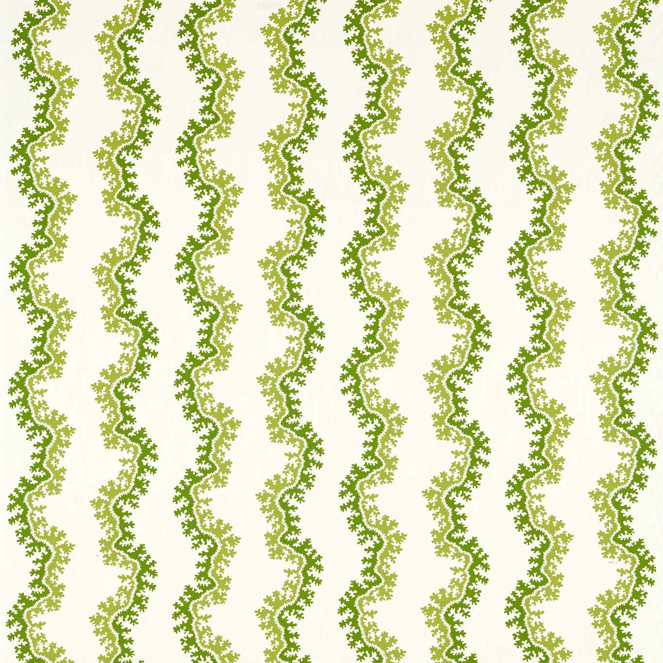 SANDERSON Oxbow Fabric Abstract , Graphic Sap Green   - DARB227094