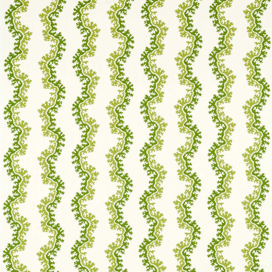 SANDERSON Oxbow Fabric Abstract , Graphic Sap Green   - DARB227094