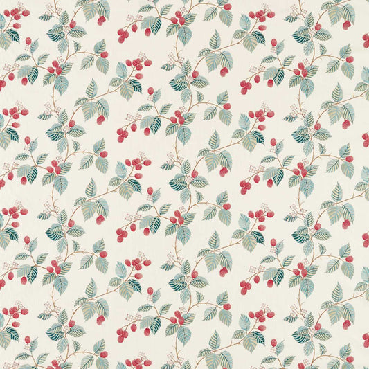 SANDERSON Rubus Fabric Leaves , Trees Raspberry   - DARF227065