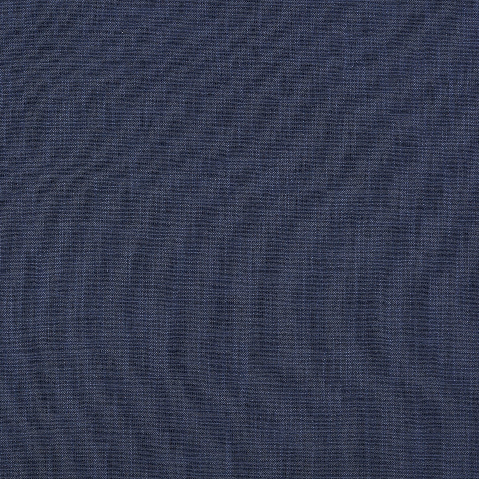 Dark navy blue fabric with a subtle woven texture and linen-like finish.