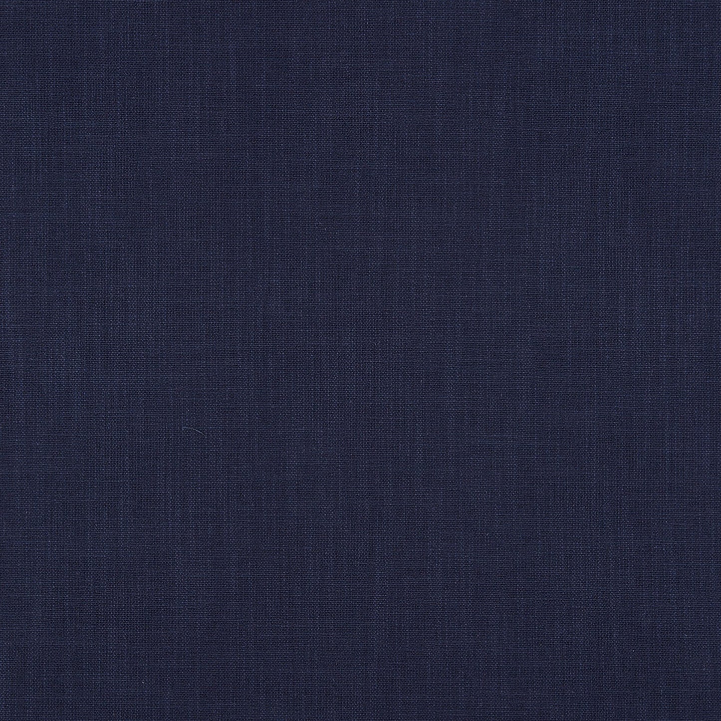 Dark navy blue linen-like woven fabric close-up with subtle texture.