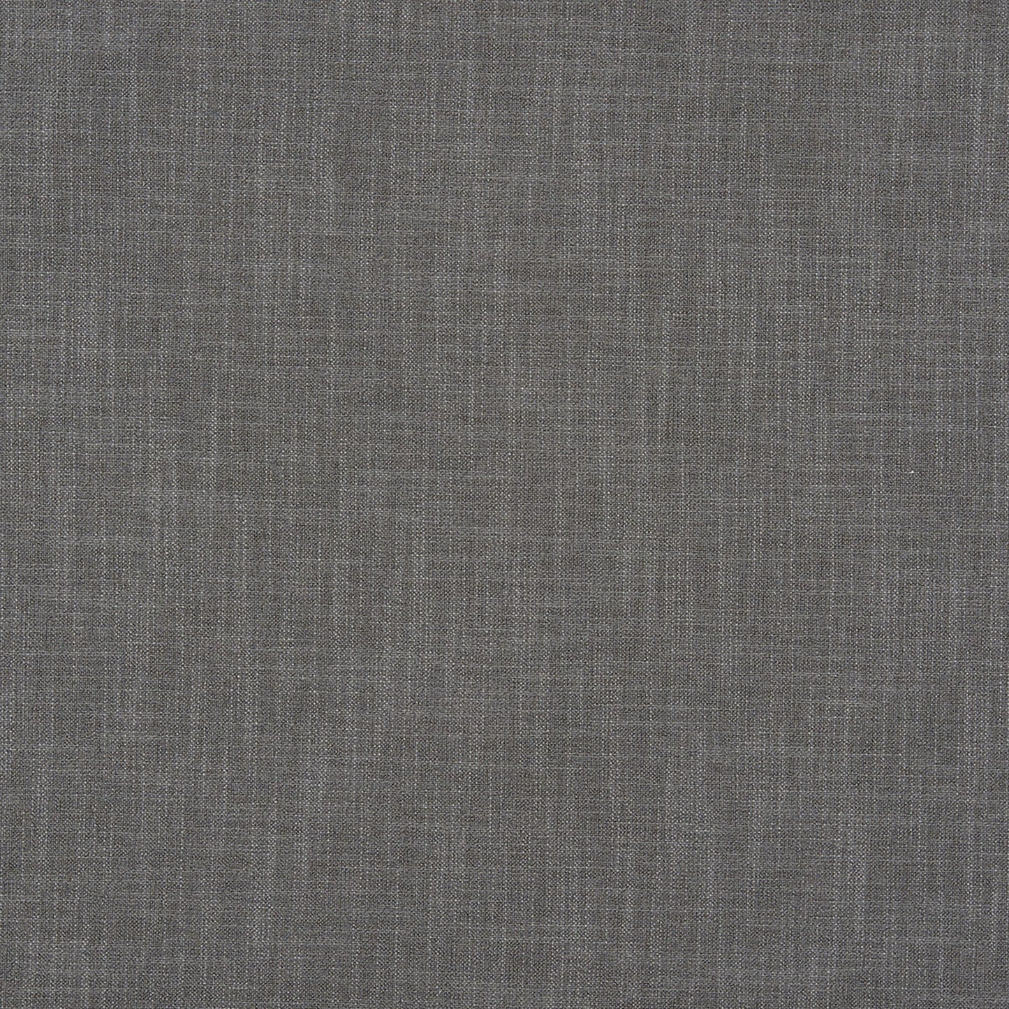 Charcoal grey woven fabric with subtle crosshatched texture, a versatile upholstery or apparel textile.