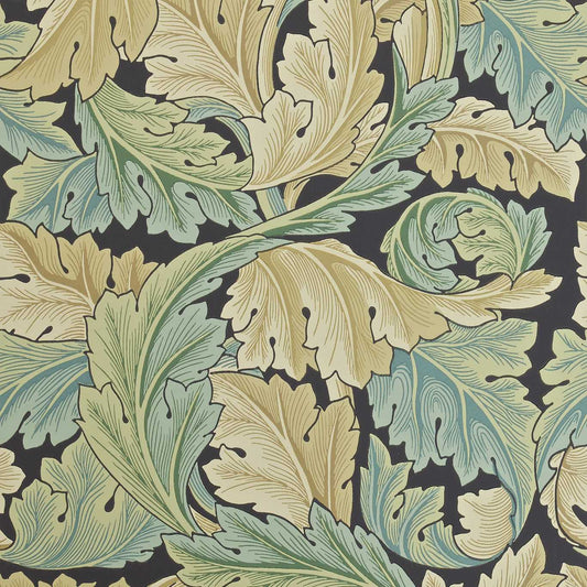 MORRIS & CO Acanthus   Wallpaper Leaves , Trees Privet  Surflex-Printed Wallpaper - DARW212550
