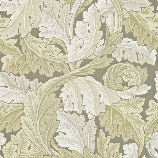 MORRIS & CO Acanthus   Wallpaper Leaves , Trees Stone   Surflex-Printed Wallpaper - DARW212552