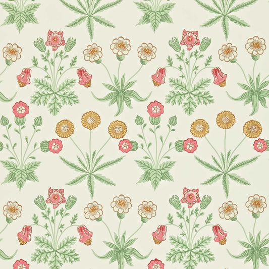 MORRIS & CO Daisy Wallpaper Classic Floral Willow,Pink  Surflex-Printed Wallpaper - DARW212562