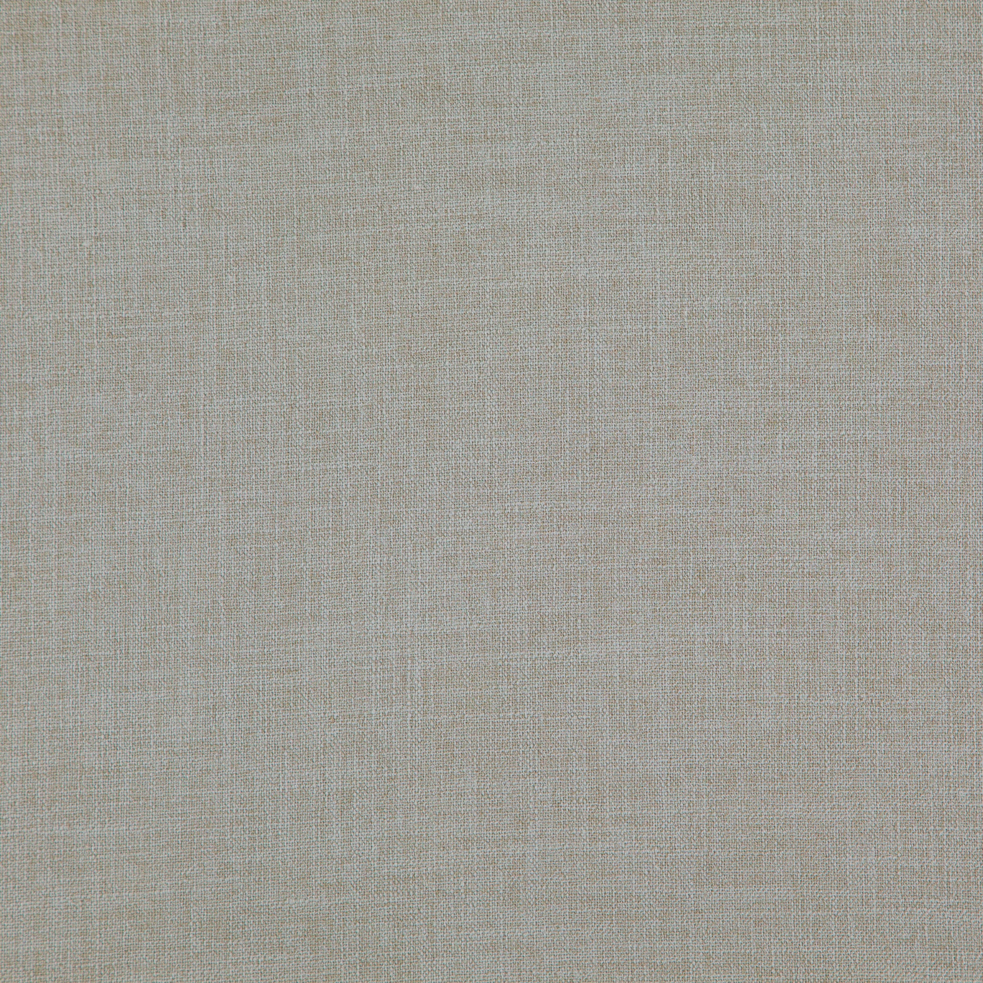 Gray linen-like fabric texture with subtle woven grain and taupe threads, suitable for upholstery or drapery.