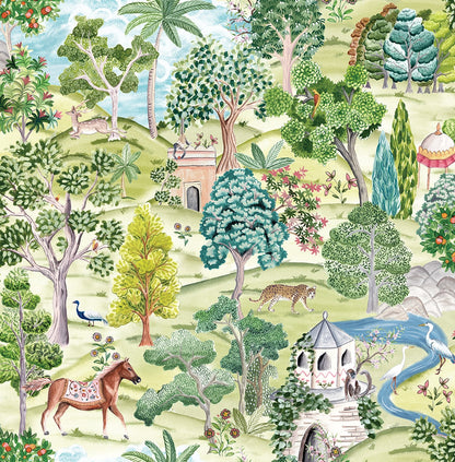 Daisy Bennett Designs  Mystical Garden Botanical Transitional Green   - DB21104
