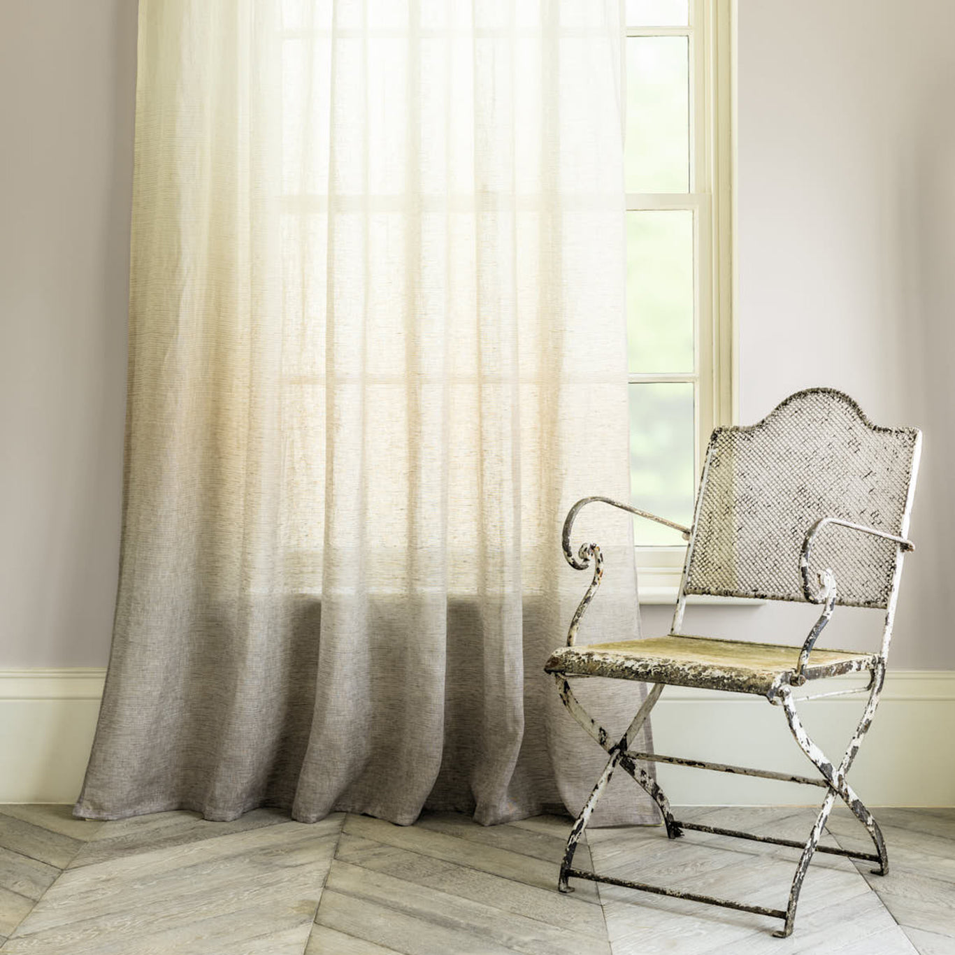 SANDERSON OUTLET Harper Fabric Plains , Textures Cobble   - DBAY236154