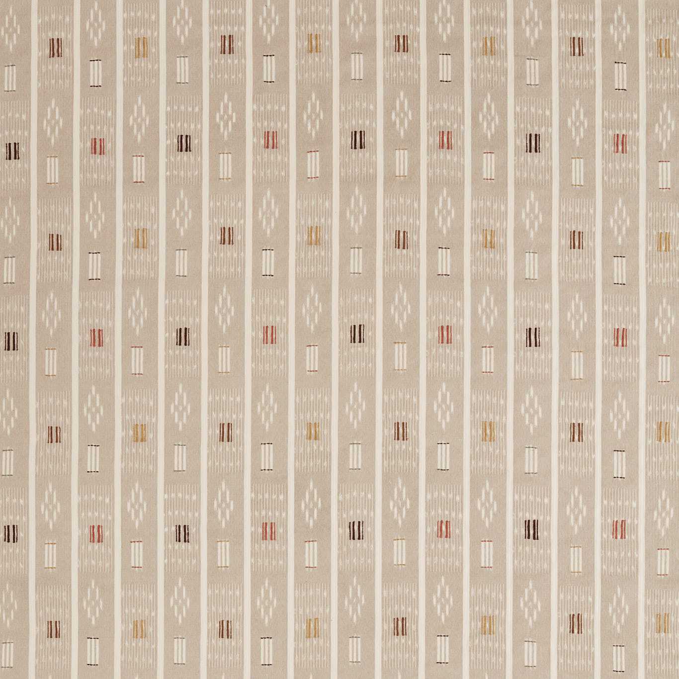 SANDERSON Safar Fabric Abstract, Graphic Shiitake   - DBOT237529