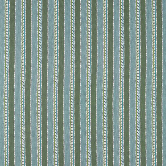 SANDERSON Belari Fabric Abstract, Graphic Spirulina,Lagoon   - DBOT237533