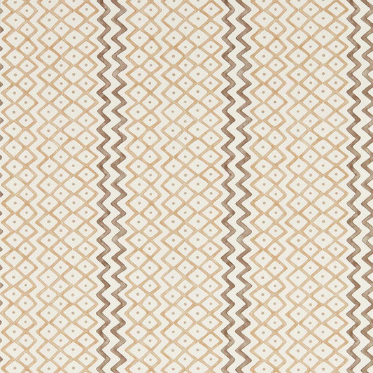 SANDERSON Khes Wallpaper Chevrons Shiitake,Cocoa   - DBOW217450