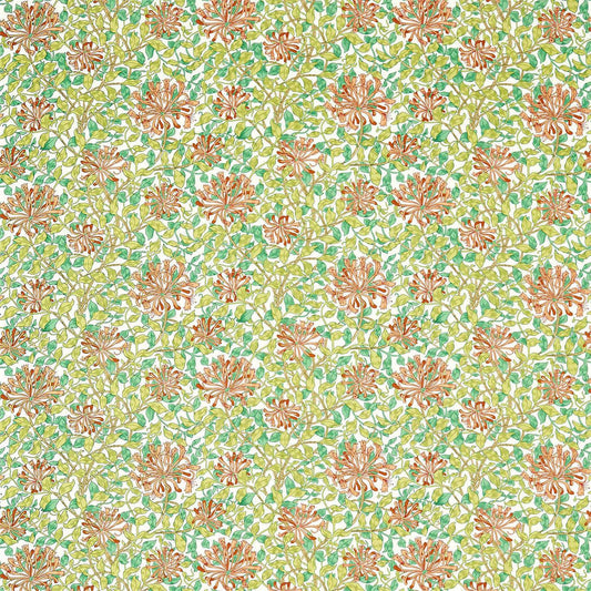 MORRIS & CO Honeysuckle Fabric Classic Floral Summer   - DBPF226850