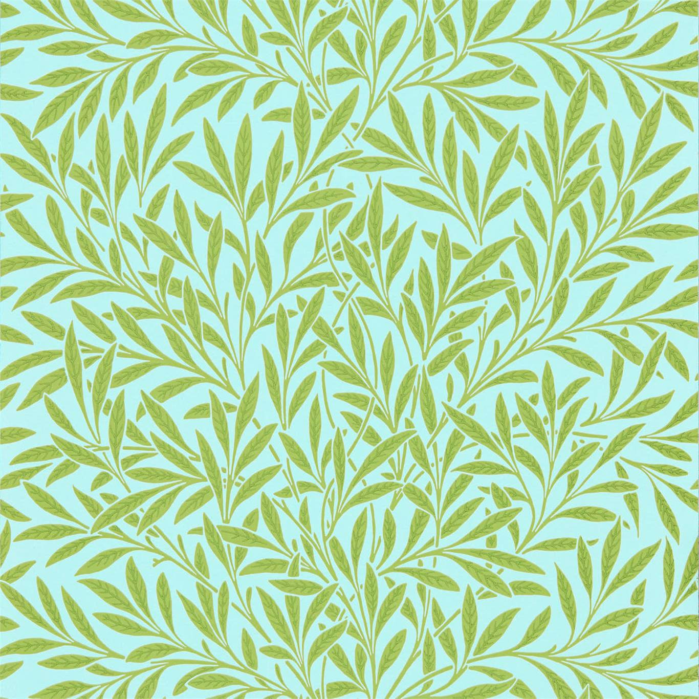 MORRIS & CO Willow Wallpaper Leaves , Trees Sky,Leaf  Surflex-Printed Wallpaper - DBPW216964