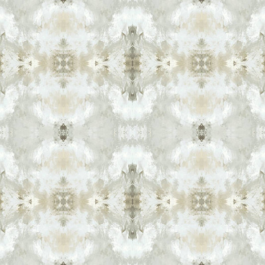 Daisy Bennett Designs West Boulevard Collection Kaleidoscope Abstract Contemporary Grey Matte Sidewall - DBW1002