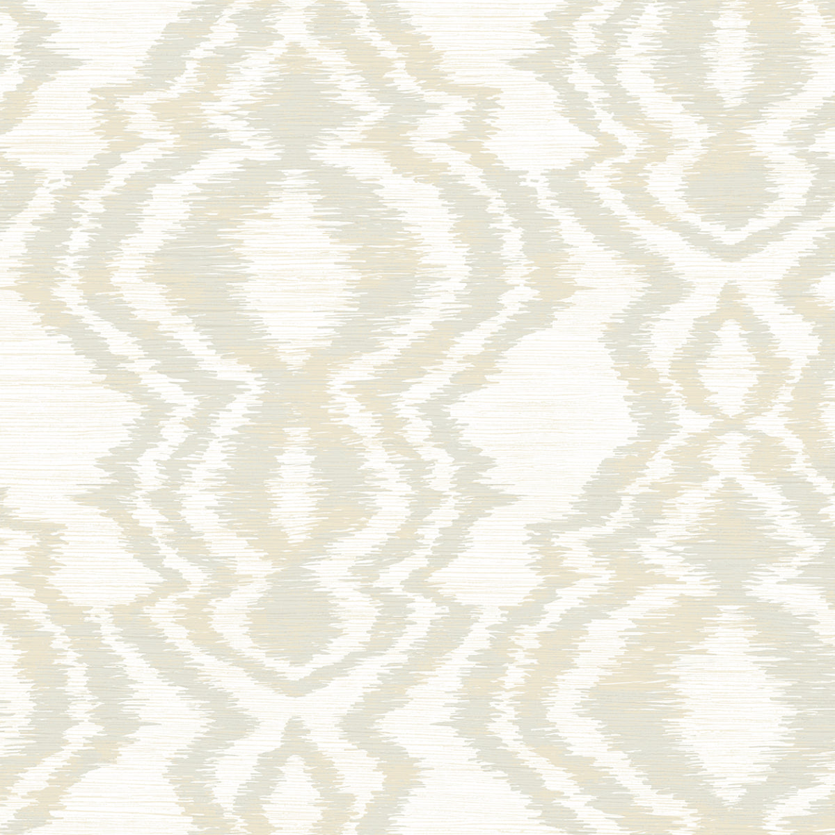 Daisy Bennett Designs West Boulevard Collection Moirella Abstract Contemporary Beige Matte Sidewall - DBW8004