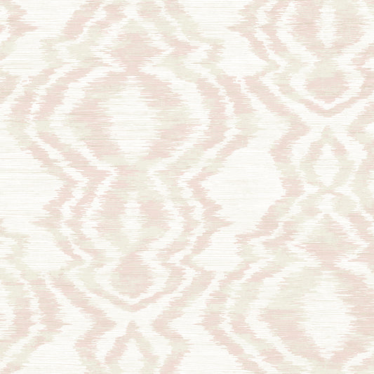 Daisy Bennett Designs West Boulevard Collection Moirella Abstract Contemporary Pink Matte Sidewall - DBW8006