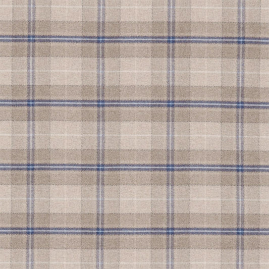 SANDERSON Milton Fabric Checks Indigo,Stone   - DBYR233246