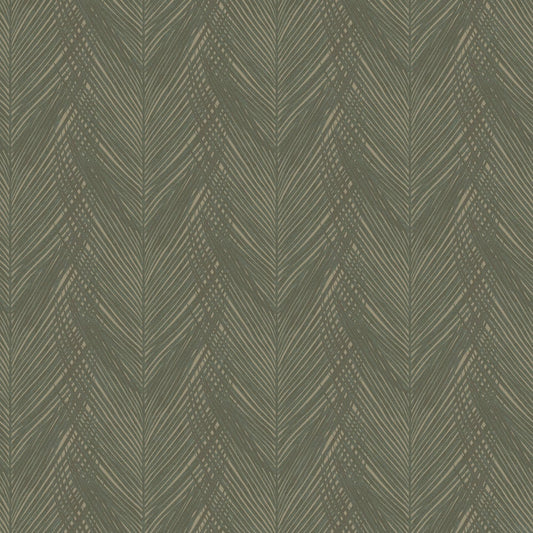 Galerie Wallcoverings  Designer Colours  Feather Print   Green Shimmer  - DC30093
