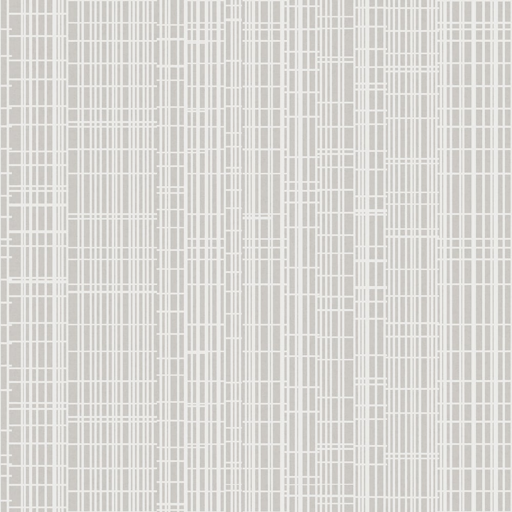 Galerie Wallcoverings  Designer Colours  Block Pattern   Silver Grey Shimmer  - DC30173