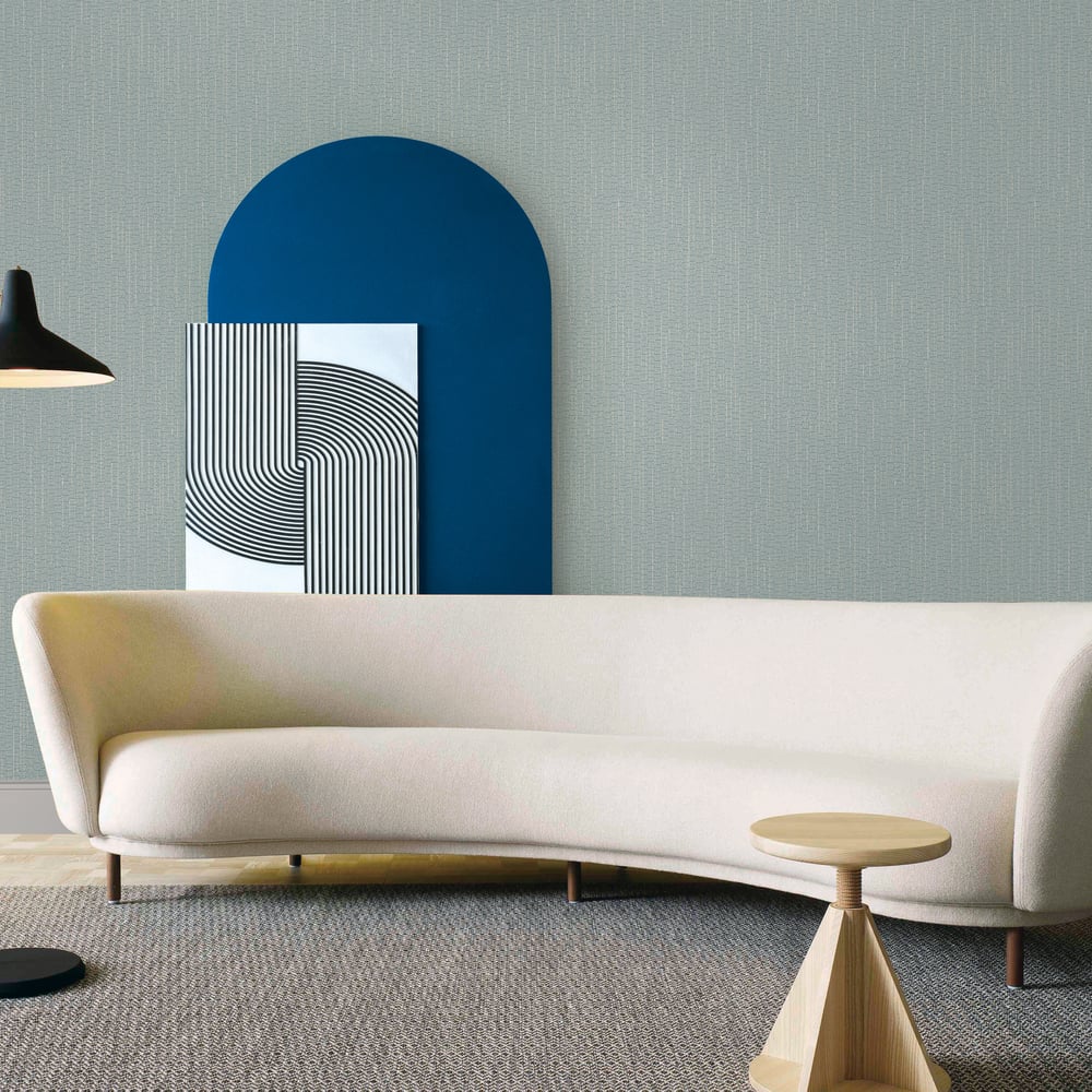 Galerie Wallcoverings  Designer Colours  Geometric Texture   Blue Shimmer  - DC30213