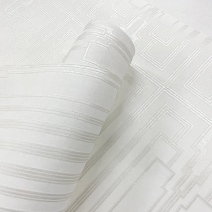 Collins & Company Deco 2 Manhattan Geometric Contemporary Off-White Matte  - DC60000