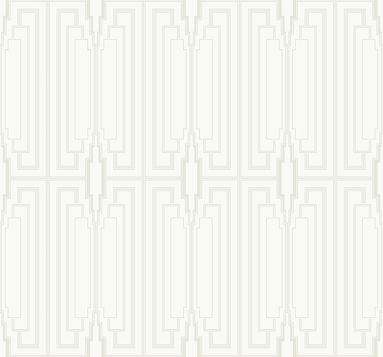 Collins & Company Deco 2 Manhattan Geometric Contemporary Off-White Matte Sidewall - DC60000