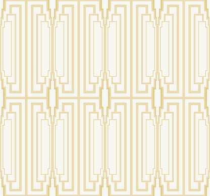 Collins & Company Deco 2 Manhattan Geometric Contemporary Gold Metallic  - DC60015