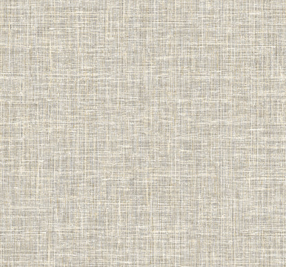 Collins & Company Deco 2 Soho Linen Linen Contemporary Off-White Metallic  - DC60450