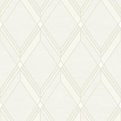 Collins & Company Deco 2 Brooklyn Diamond Geometric Contemporary Off-White Metallic  - DC60500
