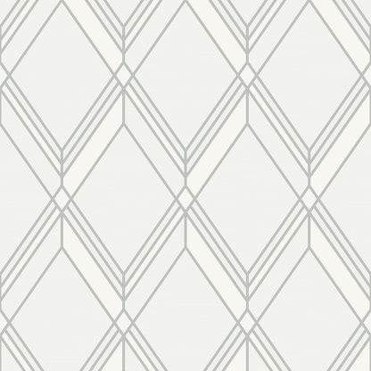 Collins & Company Deco 2 Brooklyn Diamond Geometric Contemporary Silver Metallic  - DC60510