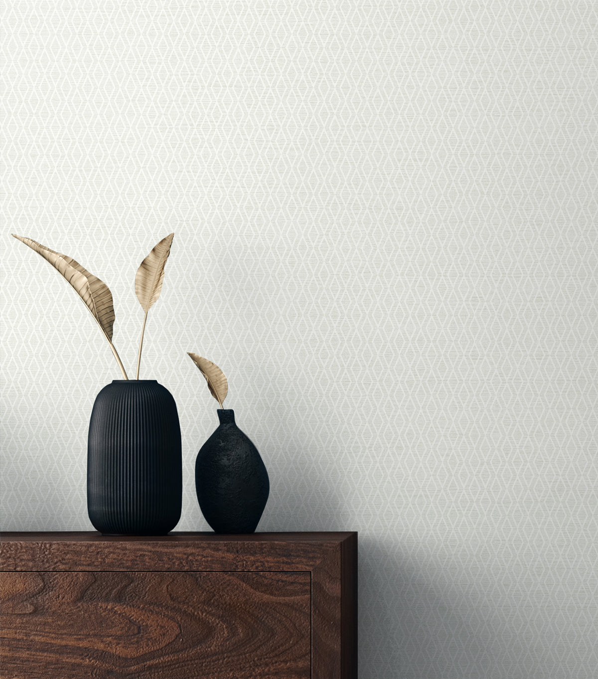 Collins & Company Deco 2 Fifth Avenue Diamond Geometric Contemporary Off-White Metallic  - DC60600