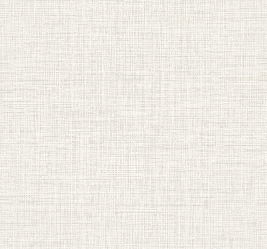 Collins & Company Deco 2 Glitter Faux Finish Linen Contemporary Off-White Metallic Sidewall - DC60700