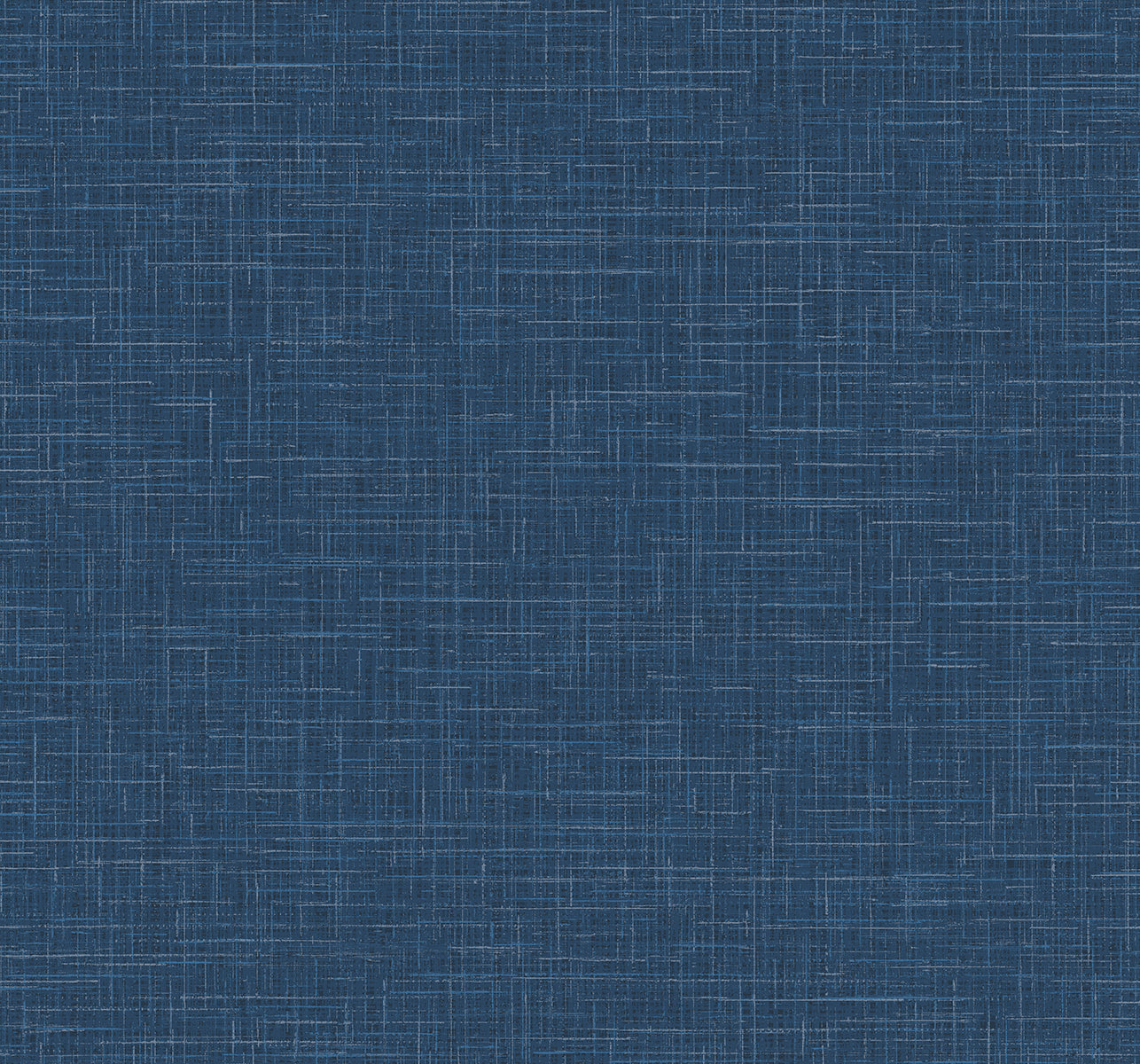 Collins & Company Deco 2 Glitter Faux Finish Linen Contemporary Blue Metallic Sidewall - DC60702