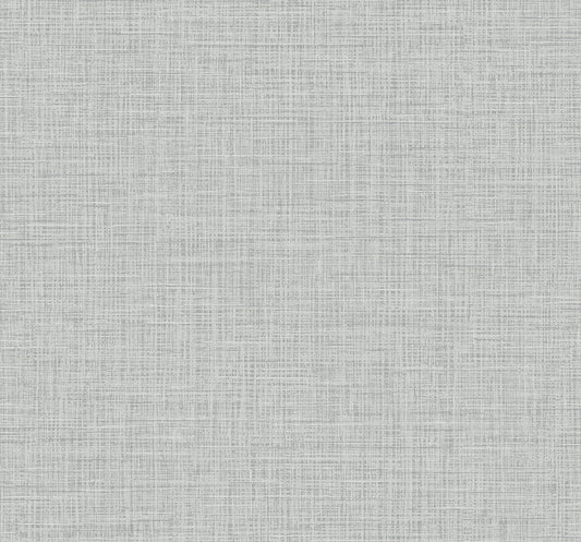 Collins & Company Deco 2 Glitter Faux Finish Linen Contemporary Grey Metallic Sidewall - DC60704