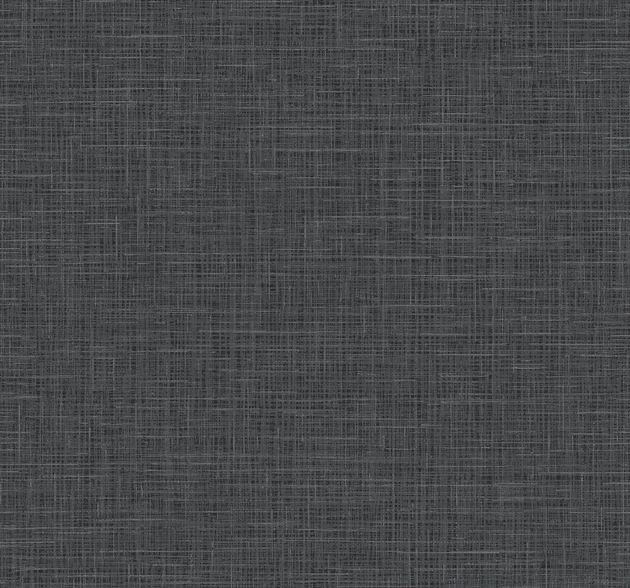 Collins & Company Deco 2 Glitter Faux Finish Linen Contemporary Black Metallic Sidewall - DC60712