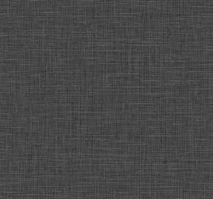 Collins & Company Deco 2 Glitter Faux Finish Linen Contemporary Black Metallic  - DC60712