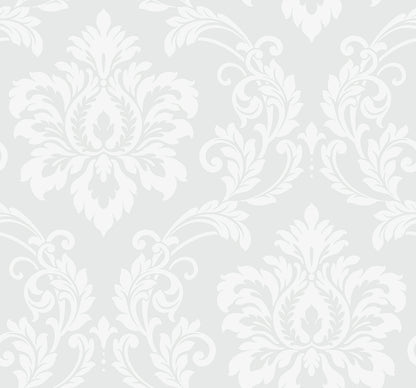 Collins & Company Deco 2 Deco Damask Damask Contemporary Off-White Matte  - DC61600